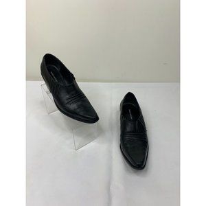 Naturalizer Womens Size 6.5M Black Trotter Leather Heel Shoes